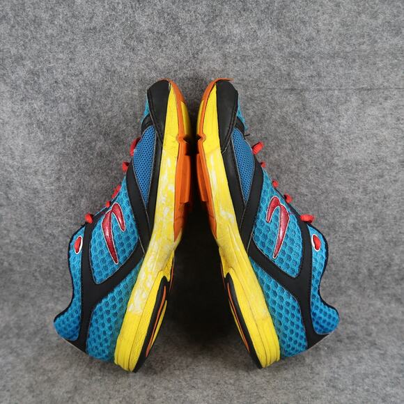 Newton Running Shoes Mens 9 Athletic Motion Trainer Sneaker Mesh Blue Yellow - Picture 10 of 13